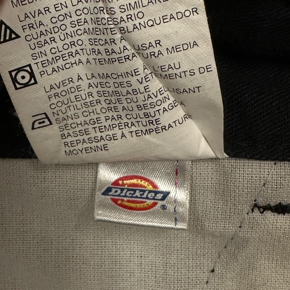 Dickies Brand Work Shorts Mens 38 Black Loose Cell Phone Pocket Back - Picture 9 of 9